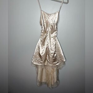 Sister Titi Ruched Satin Dress